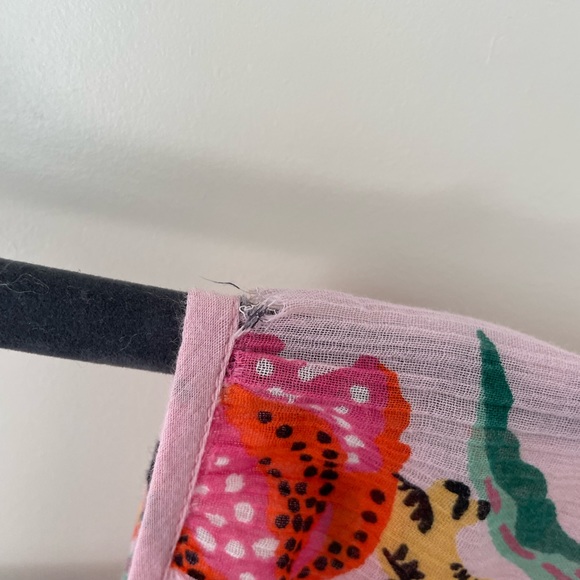 Banjanan Floral 3/4 Sleeve Maxi Dress in Pink Floral Medium - Picture 7 of 8